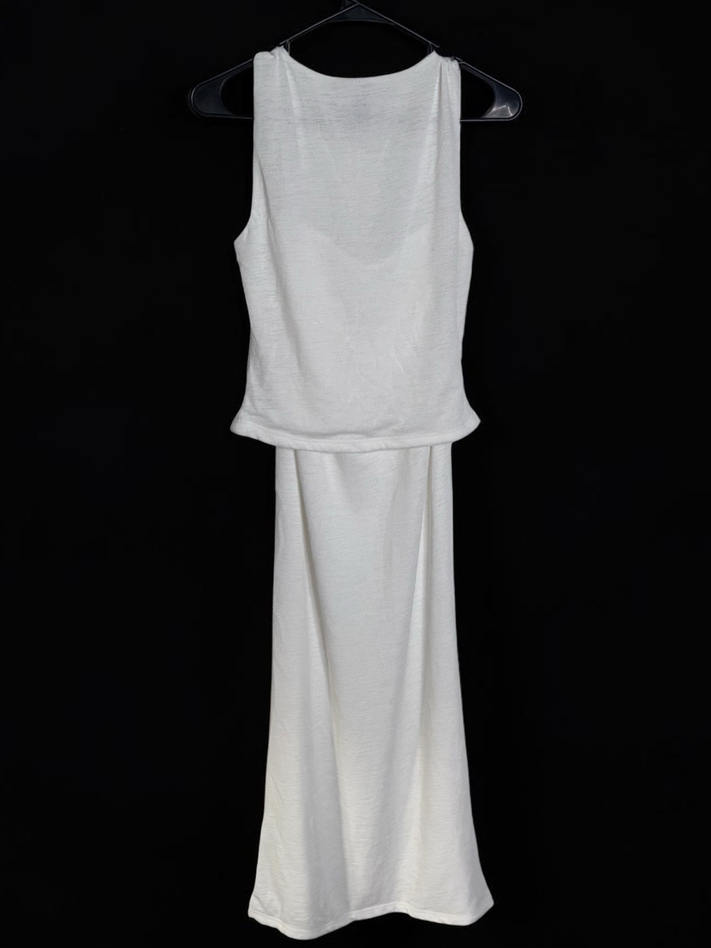 Princess Polly Cream Two-Piece Maxi Skirt Set sz 6